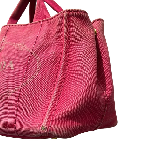 Prada Pink Canapa & COA with Corner Wear - Picture 12 of 16